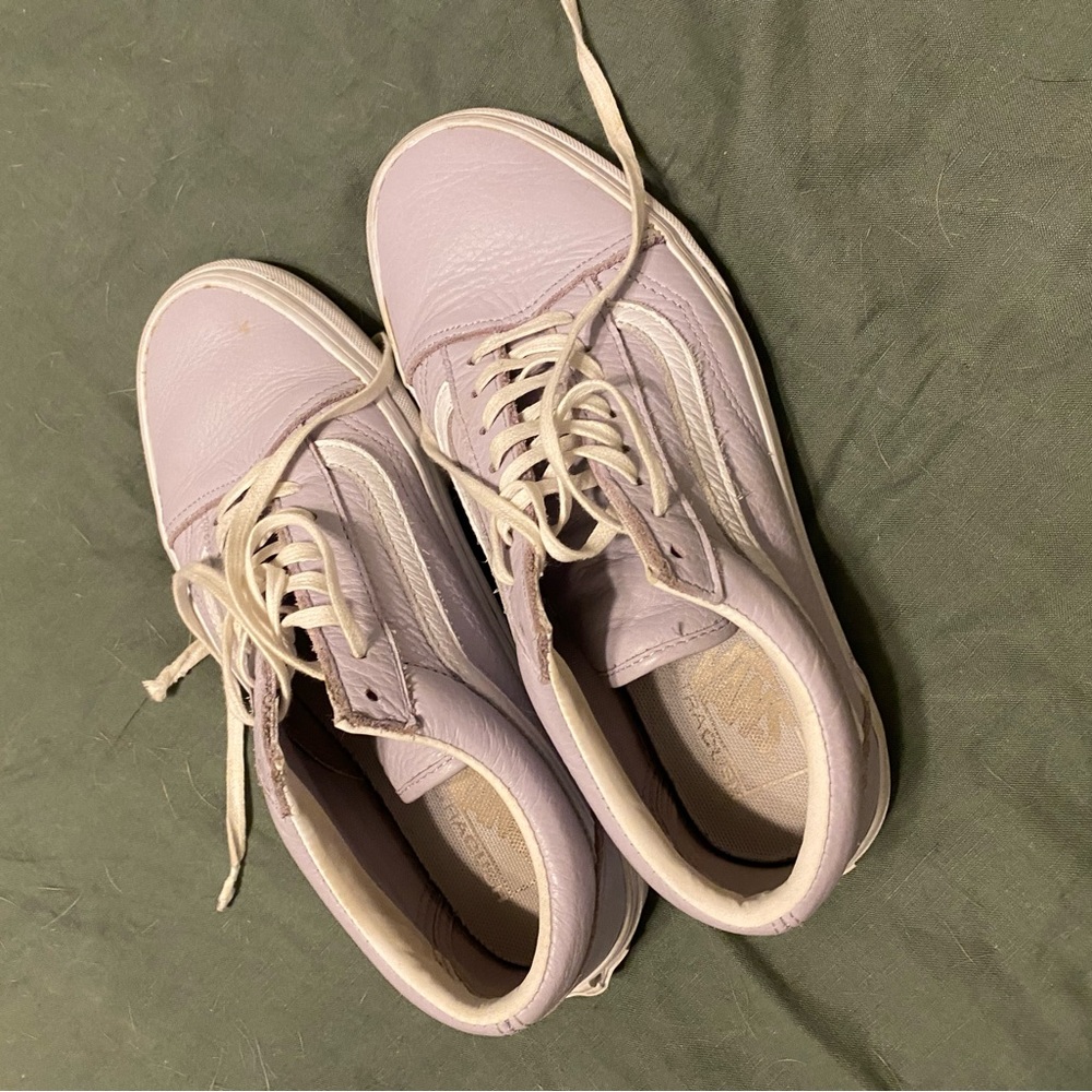 Vans lavender exclusive madewell color size 8 leather